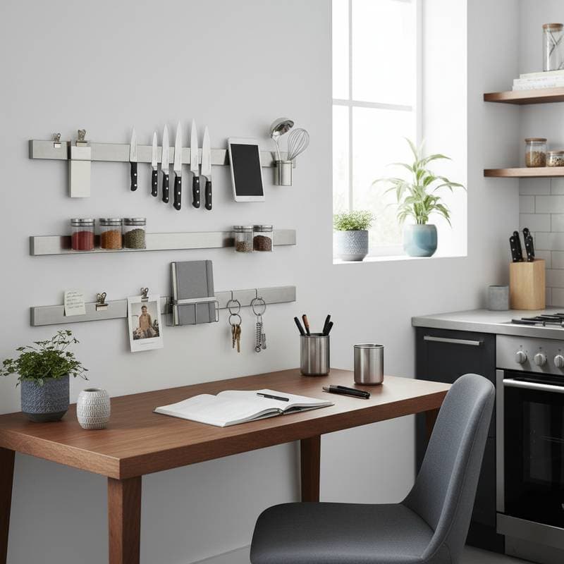 Featured image for Magnetic Strips Beat Drawers for Daily Organization