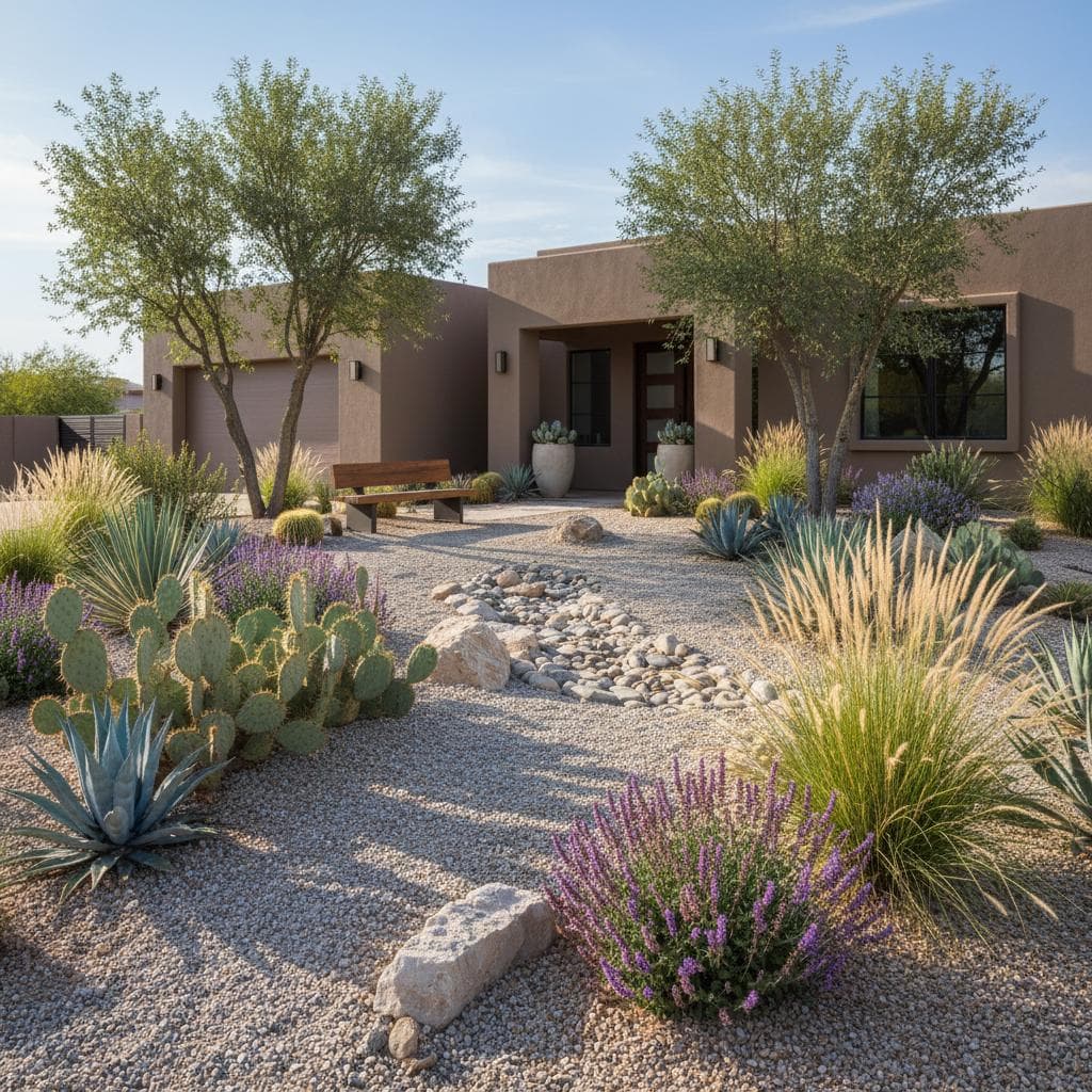 Image for Gravel Gardens Replace Lawns in Drought-Prone Yards