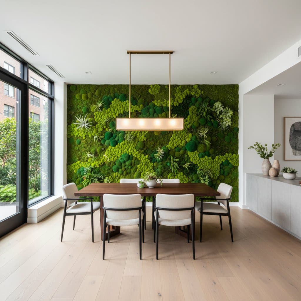 Image for Moss Walls Transform Dining Rooms Into Living Ecosystems