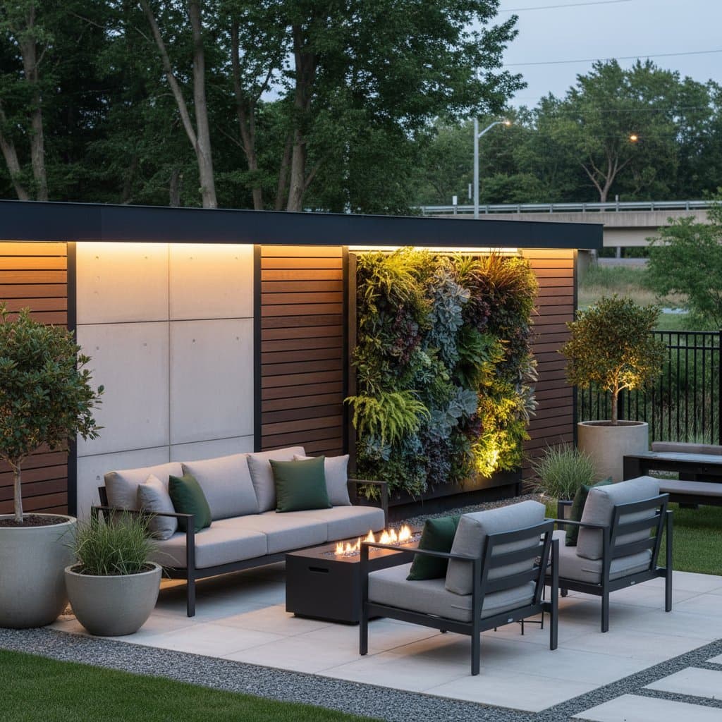 Image for Acoustic Walls Turn Noisy Backyards Into Private Retreats