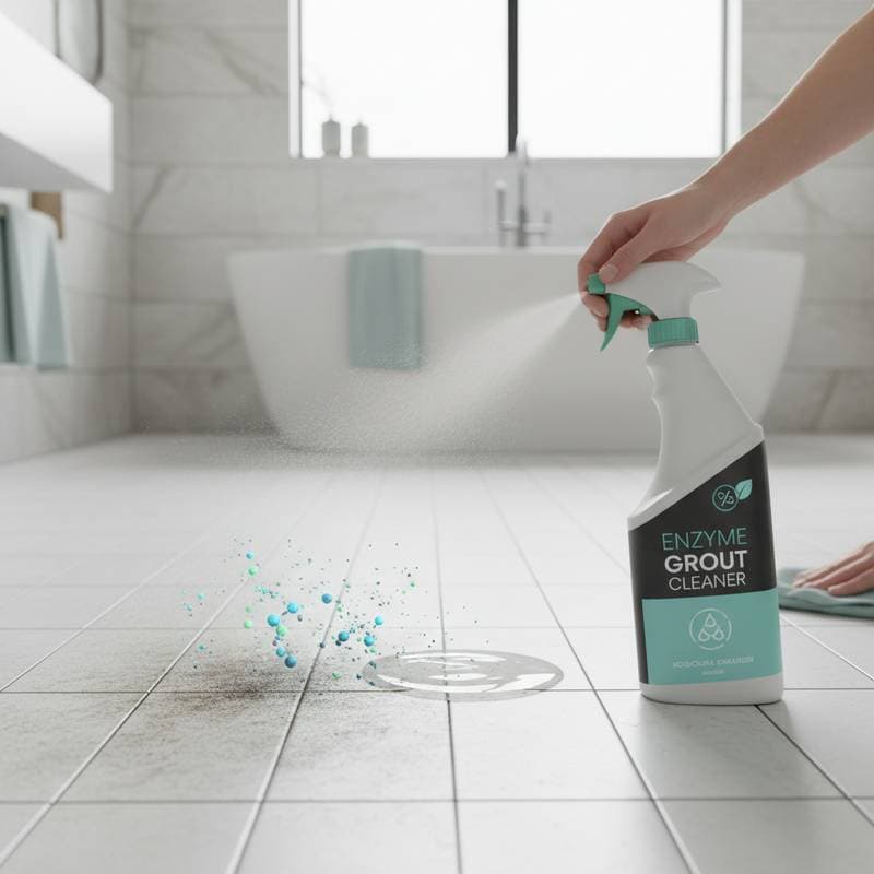 Featured image for Enzyme Cleaners Break Down Grout Stains at Molecular Level