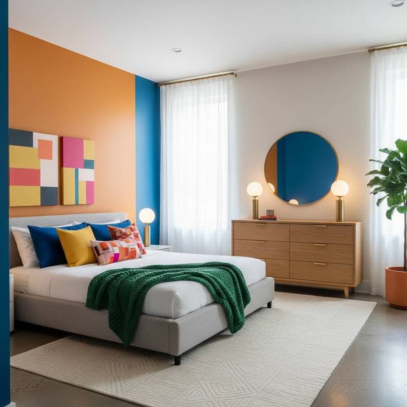 Image for Bold Bedroom Colors Trigger Dopamine for Better Mood