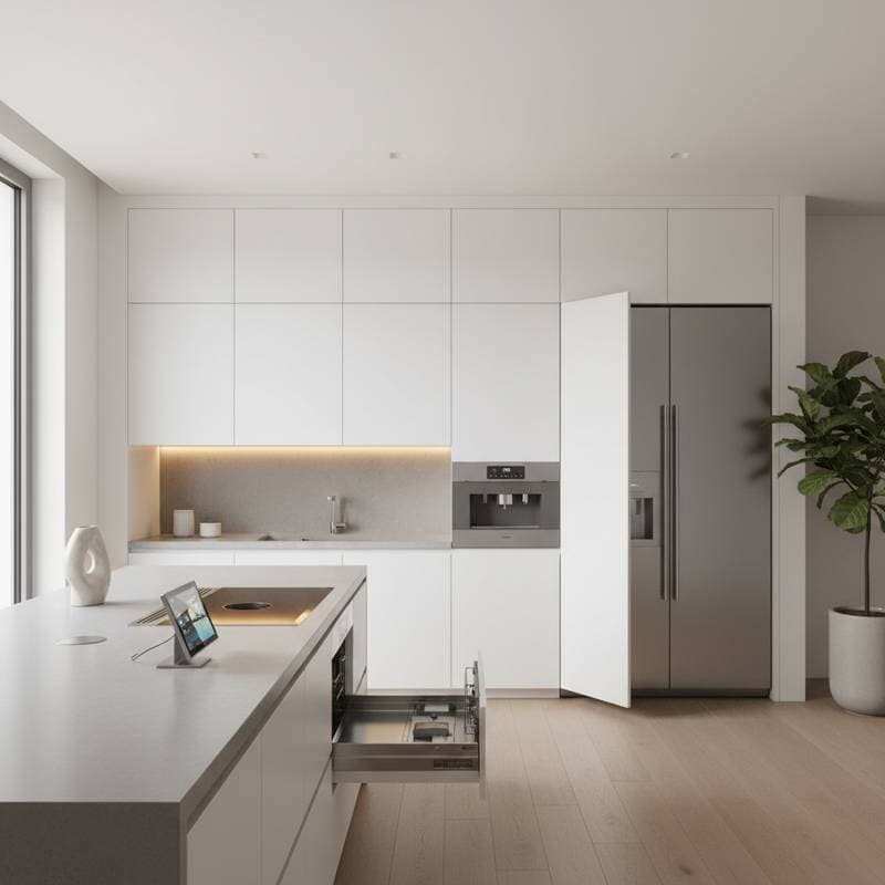 Image for Hidden Appliances Create Calmer Kitchens in 2026