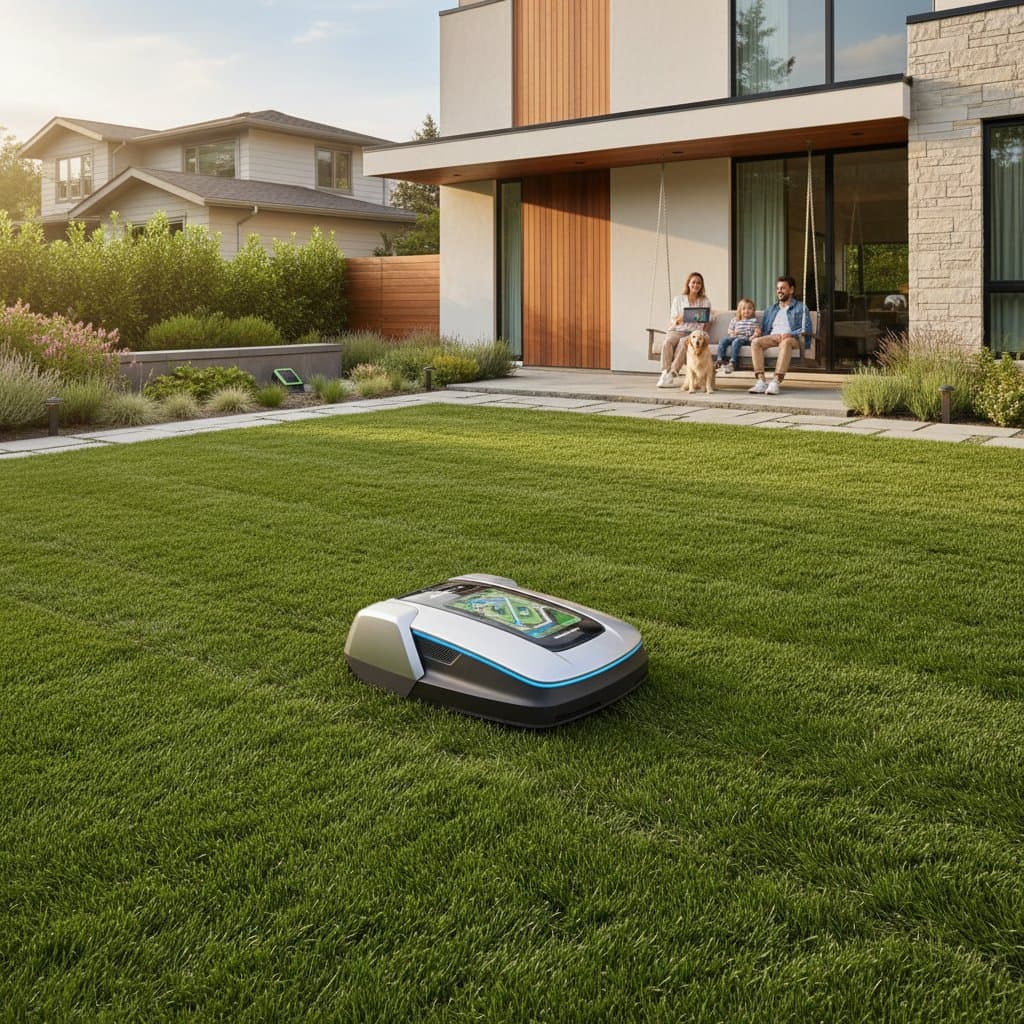 Image for AI Mowers Learn Your Lawn for Hands-Free Yard Care