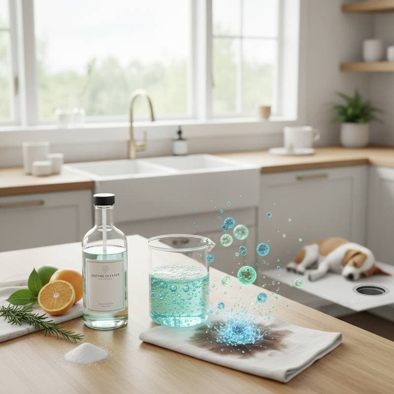Featured image for Why Enzyme Cleaners Actually Remove Stains for Good