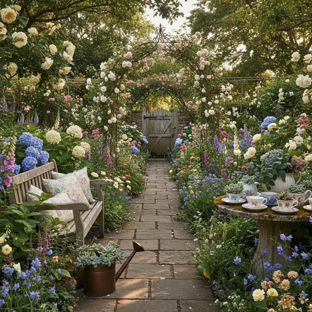 Image for Grandmillennial Gardens Blend Nostalgia With Nature