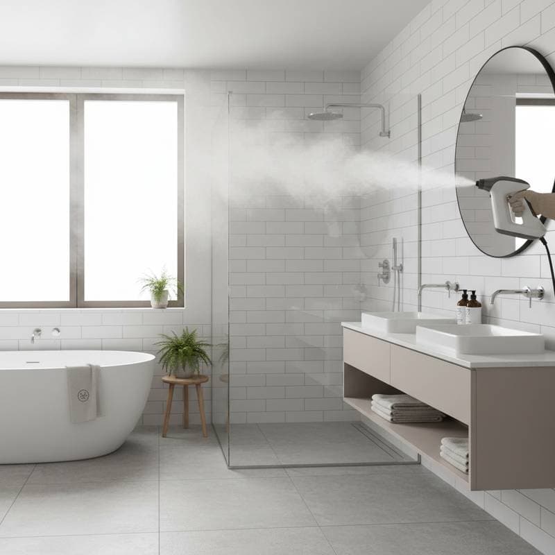 Image for Steam Cleaning Bathrooms Without Harsh Chemicals
