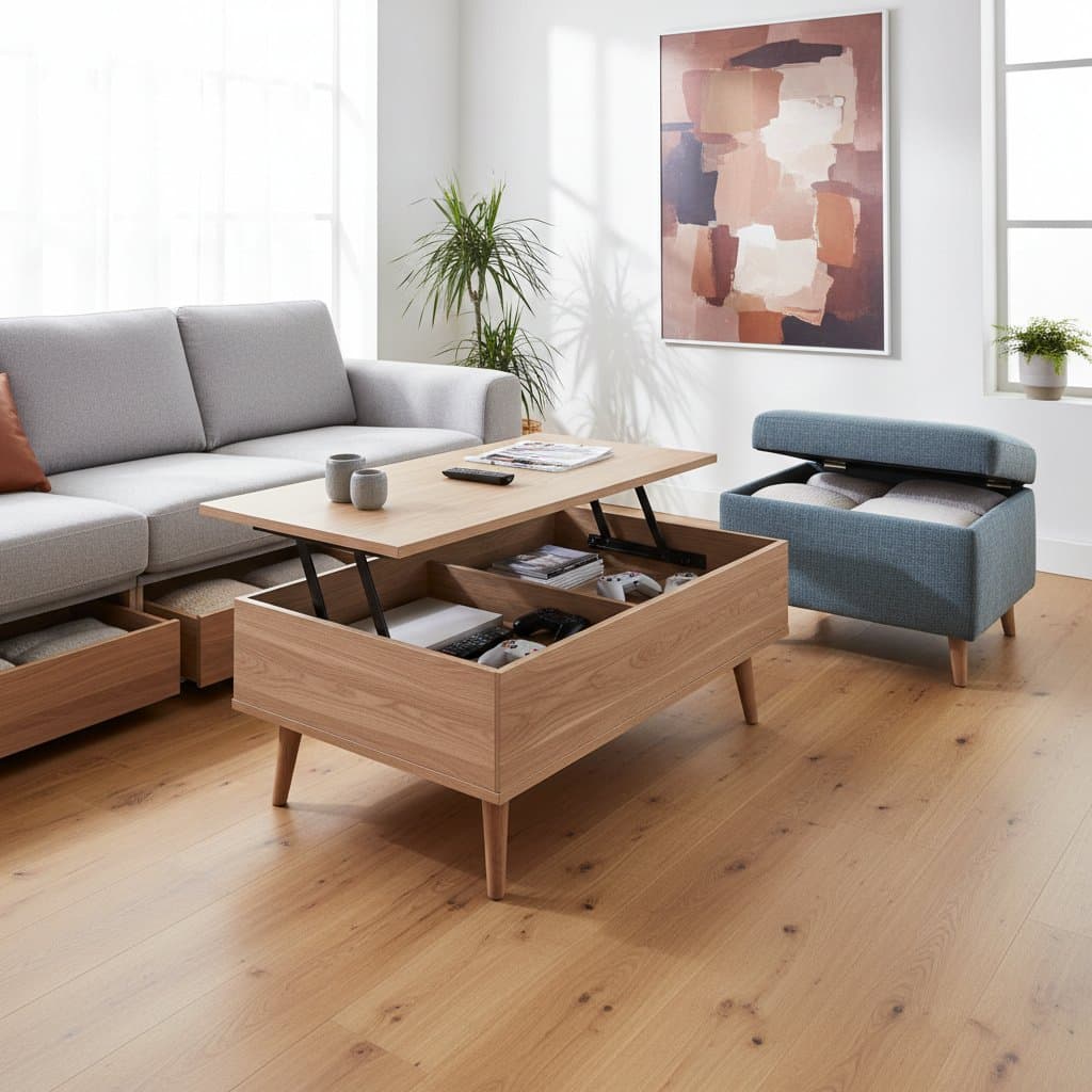 Image for Hidden Storage Furniture Solves Real Clutter Problems