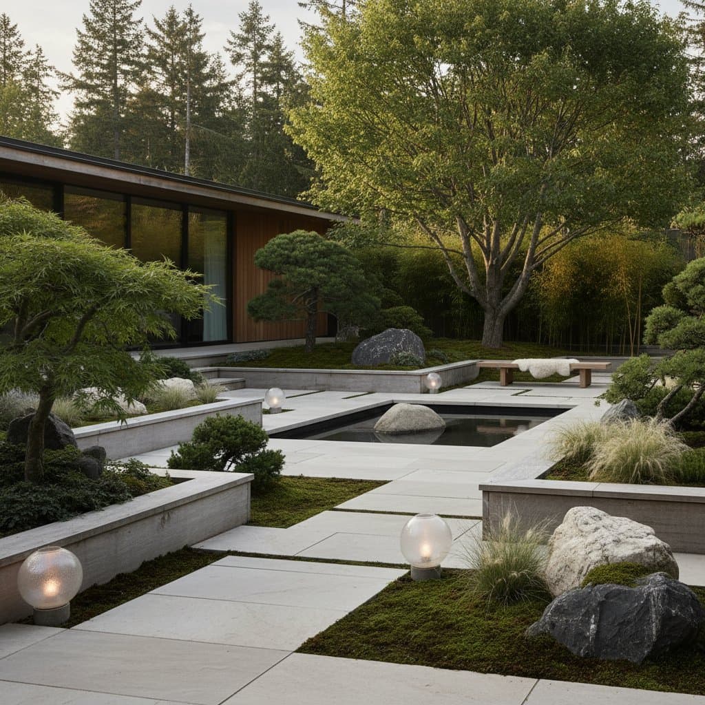 Image for Japandi Gardens Blend Zen Calm with Scandi Simplicity