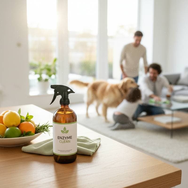 Featured image for Why Enzyme Sprays Replace Chemical Cleaners Naturally