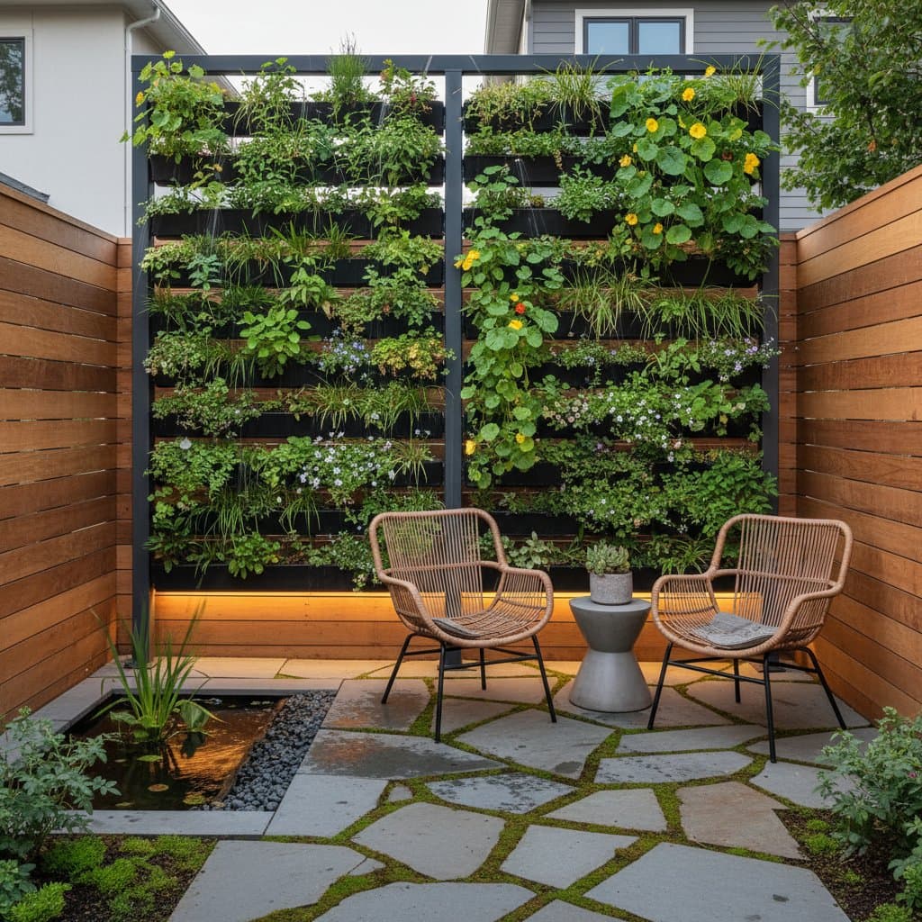Featured image for Vertical Gardens Free Up Ground Space in Tiny Yards