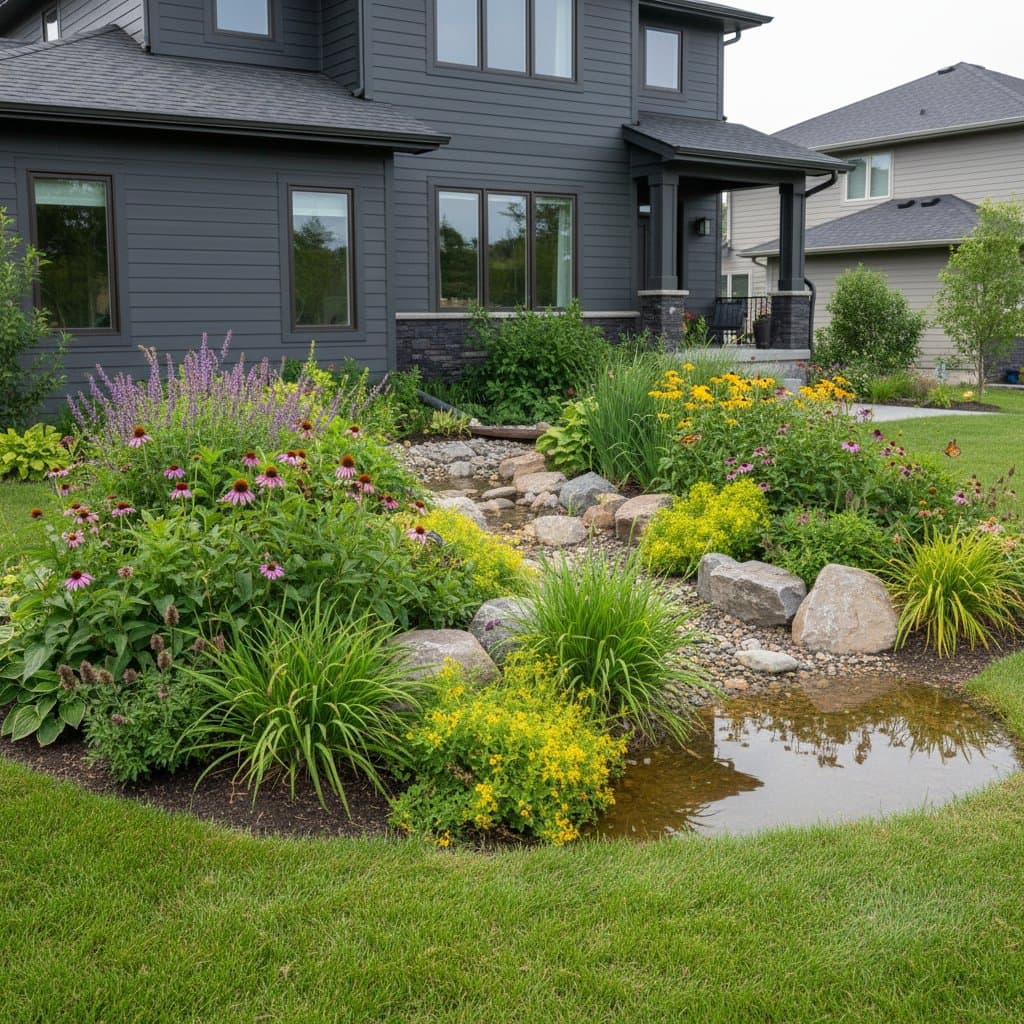 Image for Rain Gardens Turn Front Yard Flooding Into Solutions