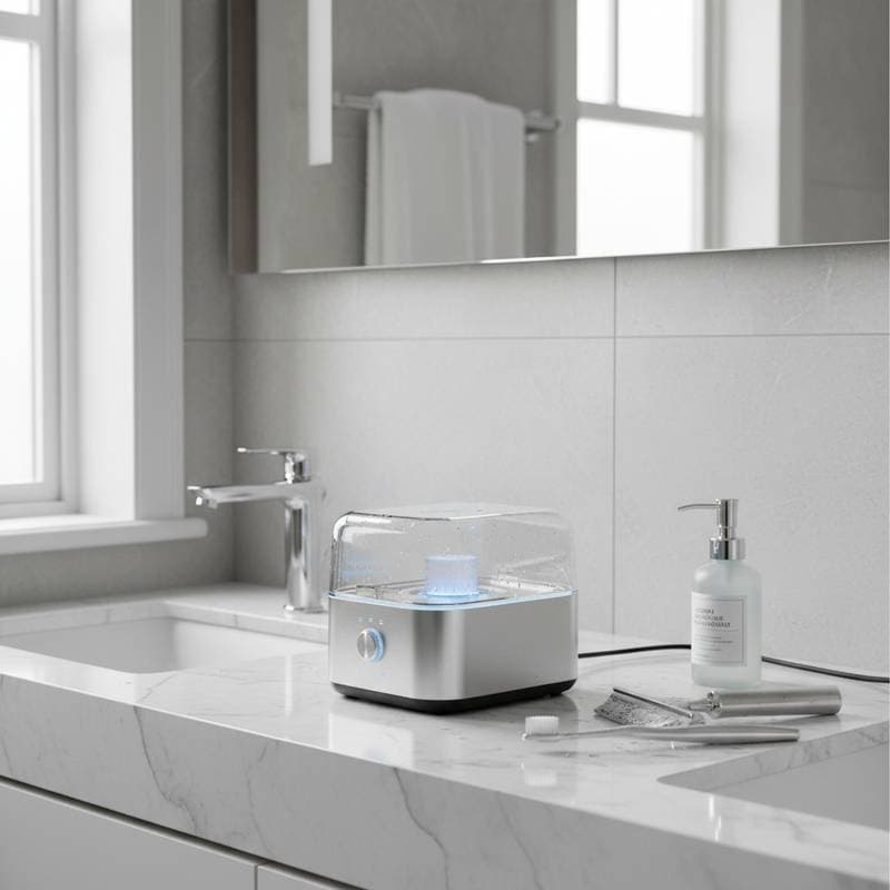 Image for Sonic Cleaners Cut Bathroom Scrubbing Time in Half