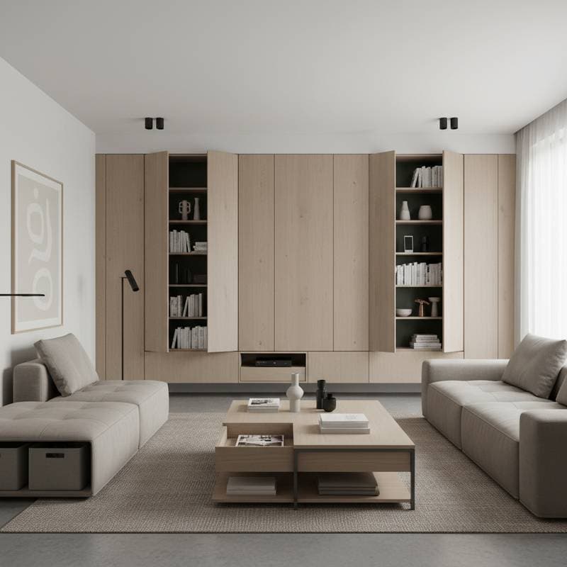 Featured image for Hidden Compartments Keep Family Homes Clutter-Free