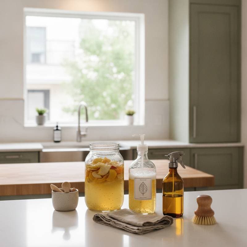 Image for Enzyme Cleaners Cut Kitchen Waste Without Chemicals