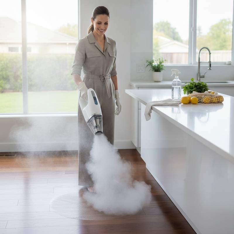 Featured image for Steam Cleans Better Than Chemicals Without Residue