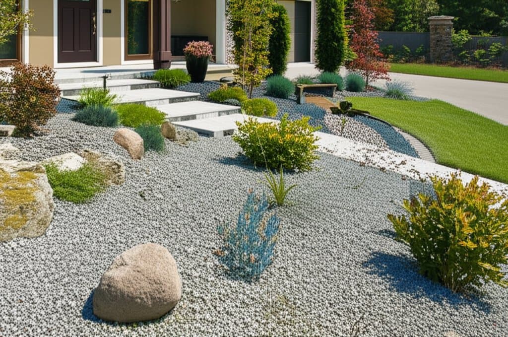 Featured image for Why Gravel Gardens Replace Lawns for Water-Wise Yards