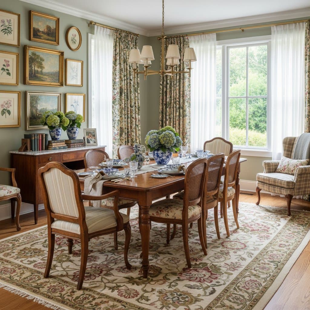 Image for Why Grandmillennial Dining Rooms Feel Like Home